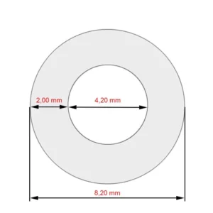 Szilikon textil tömlő 210mm Jura kávéfőzőkhöz