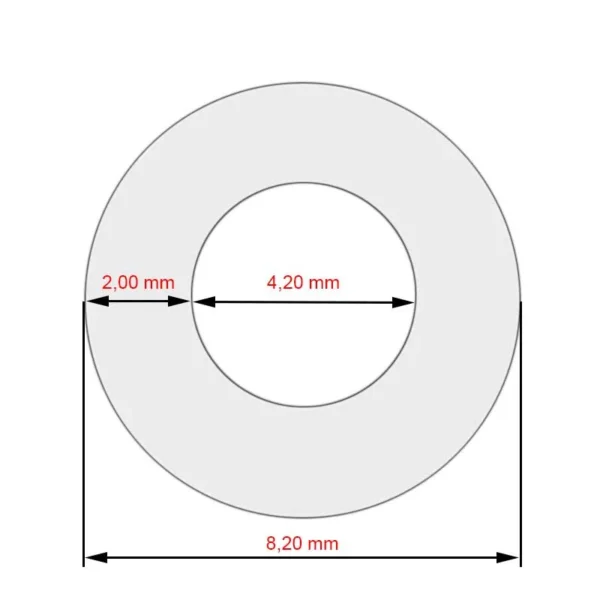 Szilikon textil tömlő 4,2x60mm Jura kávéfőzőkhöz